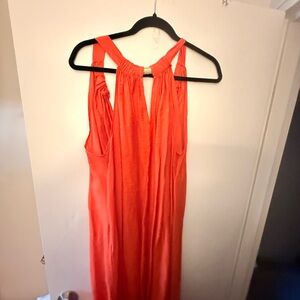 H&M Strapless Orange Dress